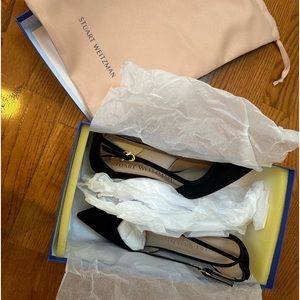 NWT - Stuart Weitzman, Anny Cutout Suède Pumps - size36